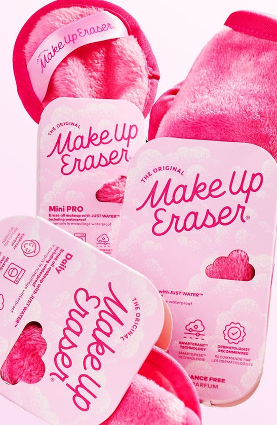The Original Makeup Eraser Mini Pink Reusable Makeup Eraser In Pink