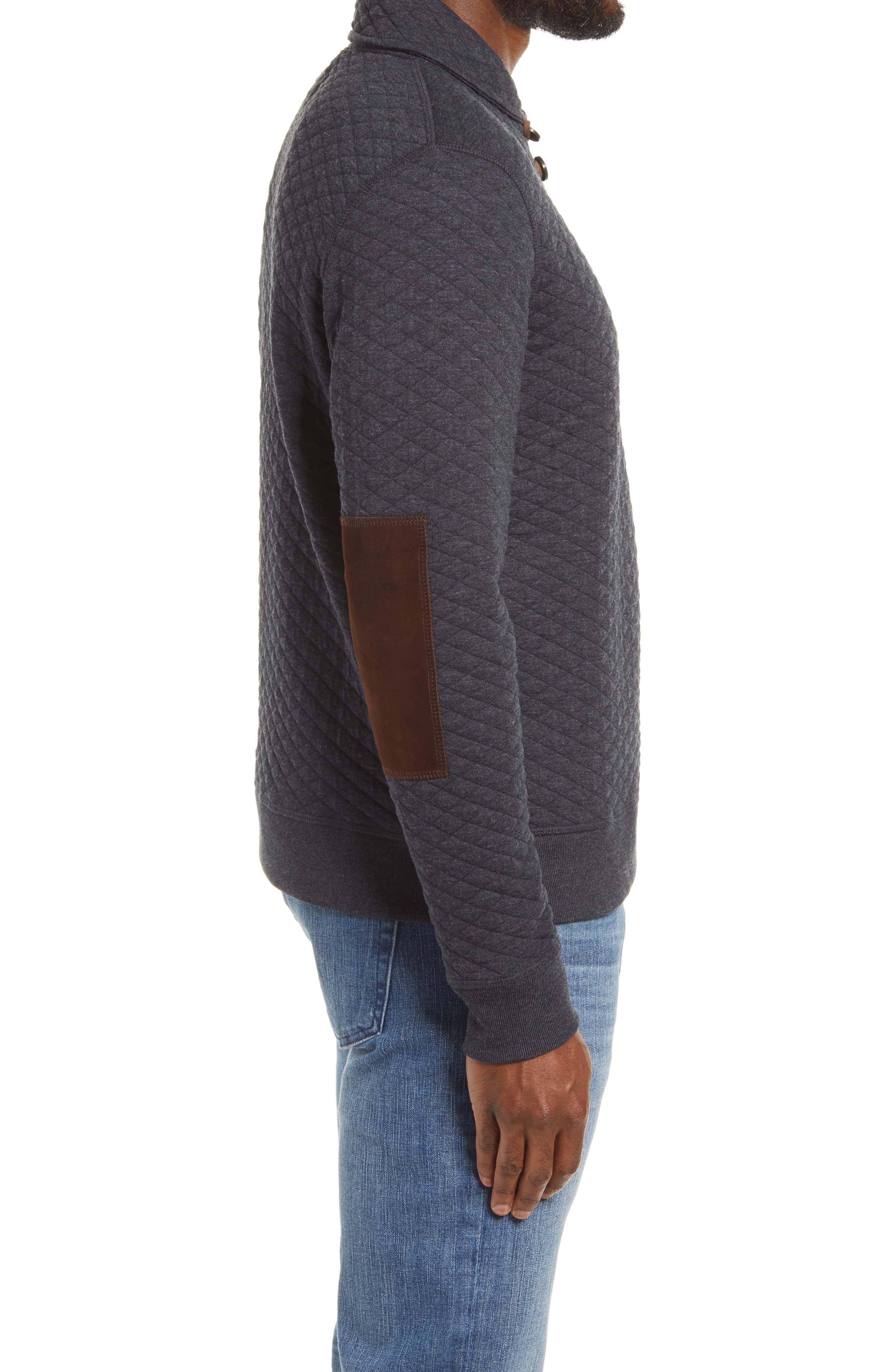 Billy Reid Diamond Quilt Shawl Dark Navy / S