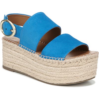 Sarto By Franco Sarto Mariana Platform Sandal- Blue