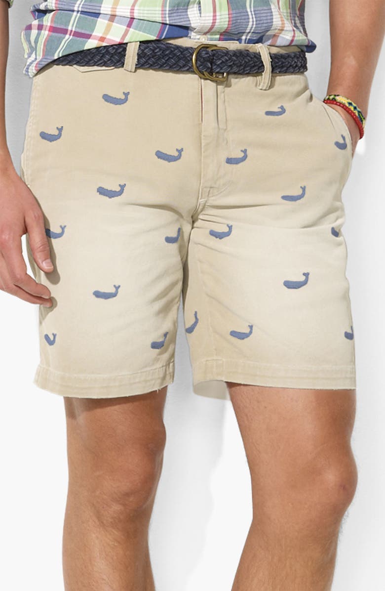 Polo Ralph Lauren Flat Front Shorts | Nordstrom