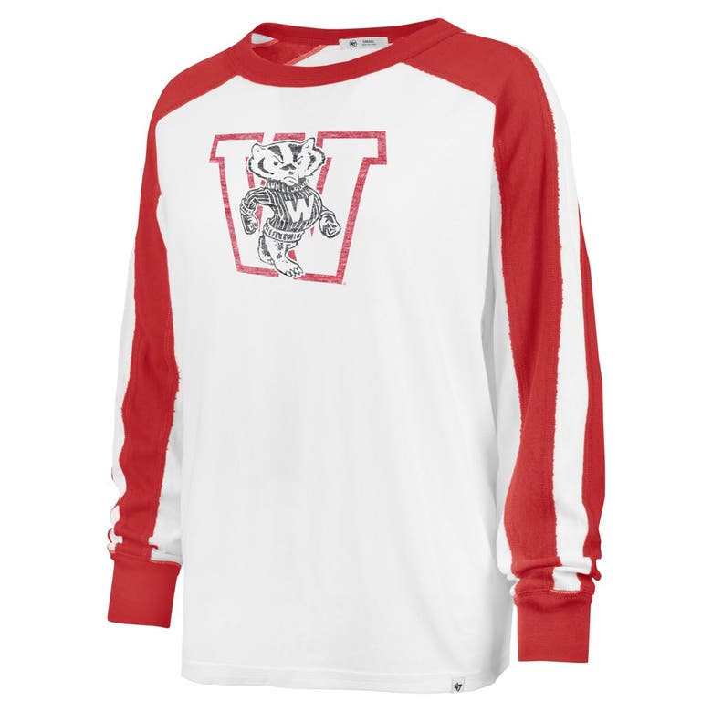 Shop 47 ' White Wisconsin Badgers Premier Caribou Long Sleeve T-shirt