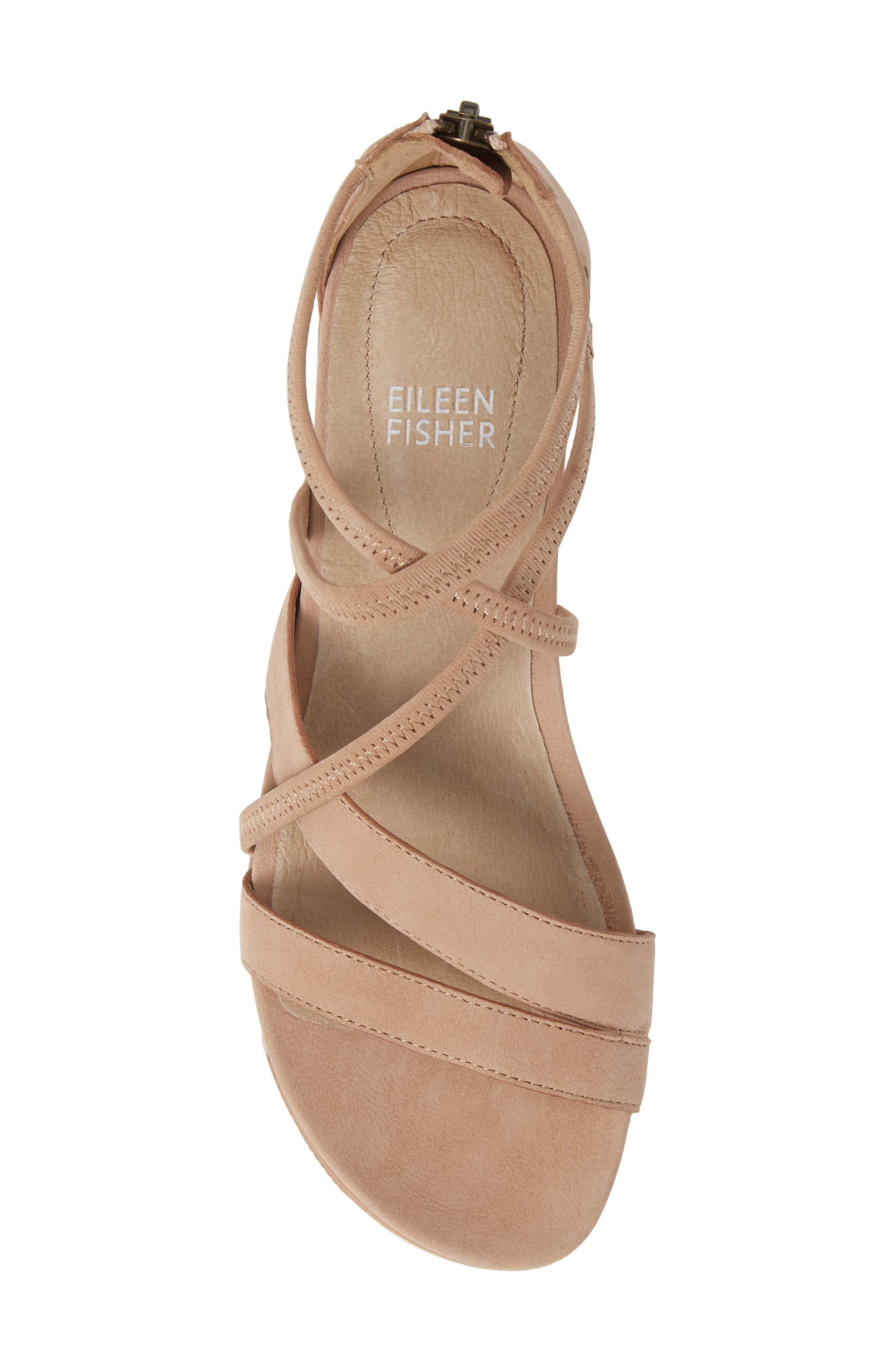 eileen fisher skip strappy platform sandal