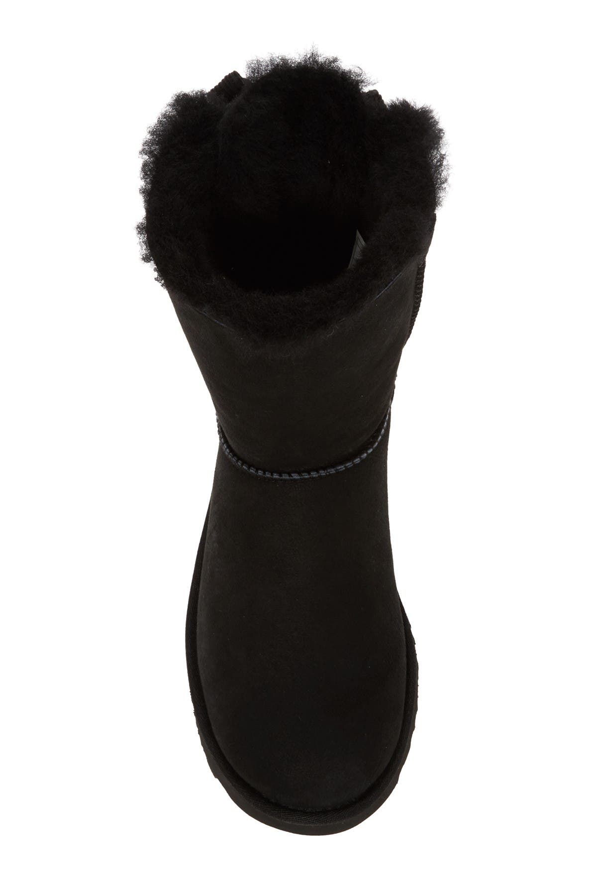 bailey bow corduroy genuine shearling fur boot