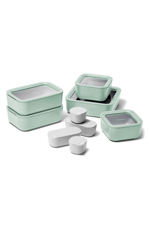 CARAWAY 14-Piece Food Storage Glass Container Set in Mist at Nordstrom