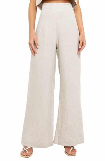Tommy Bahama Floral Flirtini Two Palms High-Rise Linen Easy Pants