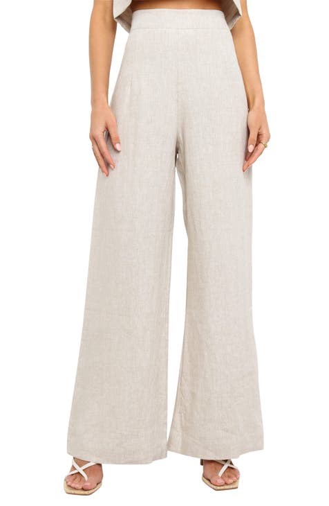 Summer Linen Pants. Classic Linen Pants. Women Trousers. Terracotta Pants.  Women Linen Trousers. Woman Pants. 100% Pure Linen italy 