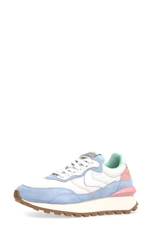 Shop Voile Blanche Qwark Hype Sneaker In Sky Blue White