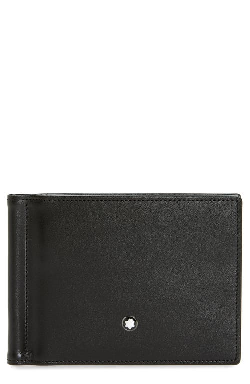 Montblanc Leather Money Clip Wallet in Black at Nordstrom