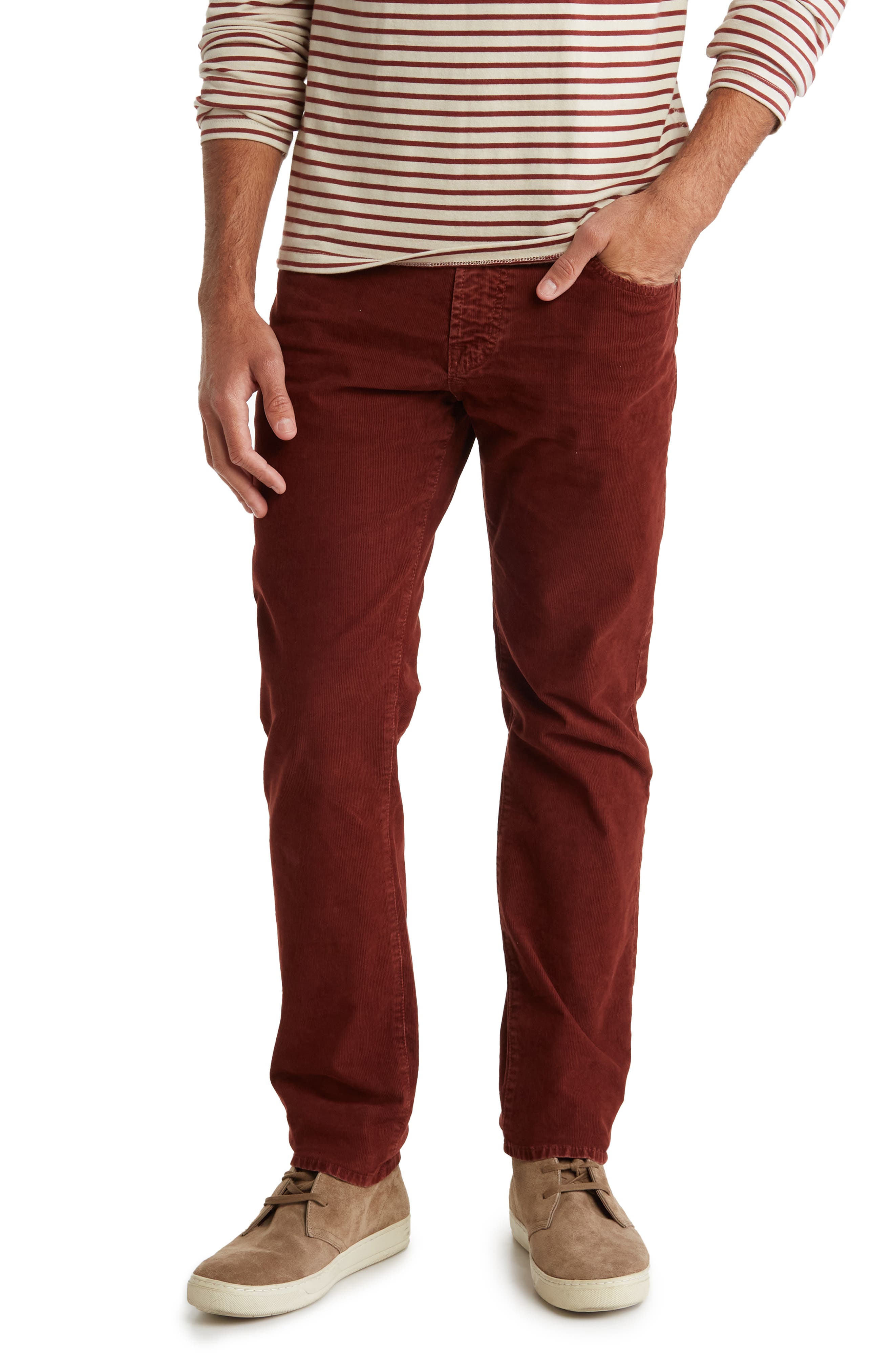 Fave corduroy tapered-fit jogger Atterley Men Clothing Jeans Tapered Jeans 