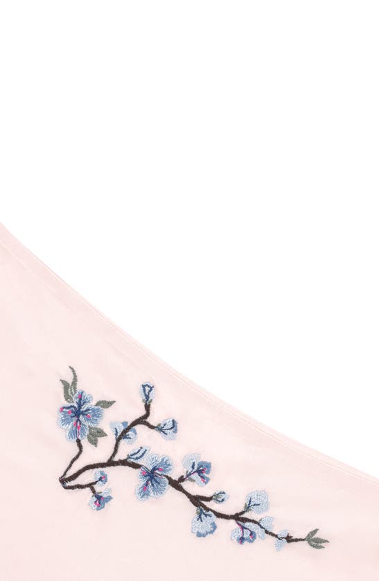 Uwila Warrior Better Briefs Embroidered Thong In Rose Quartz