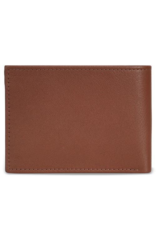 Champs Onyx Leather Rfid Bifold Wallet In Brown