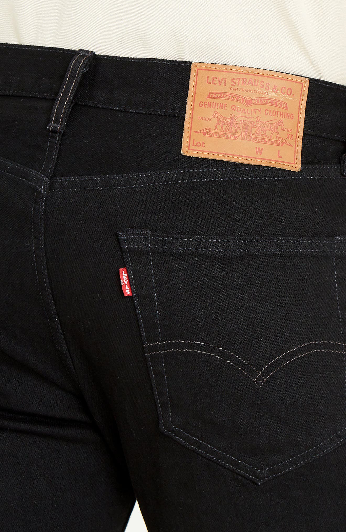 levi's 501 stretch black