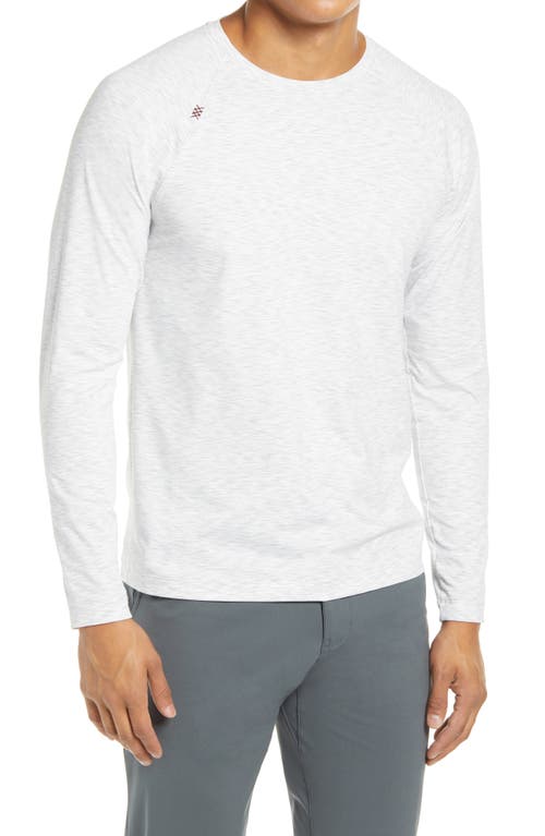 Rhone Reign Long Sleeve T-Shirt in Gray Space Dye