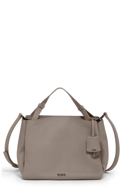 Marylea Leather Crossbody Bag in Taupe