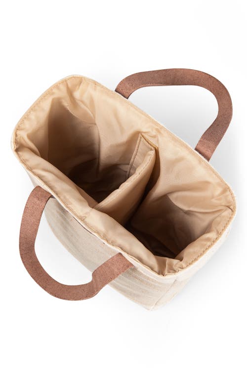 Picnic Time Pinot 2 Bottle Wine Bag In Beige