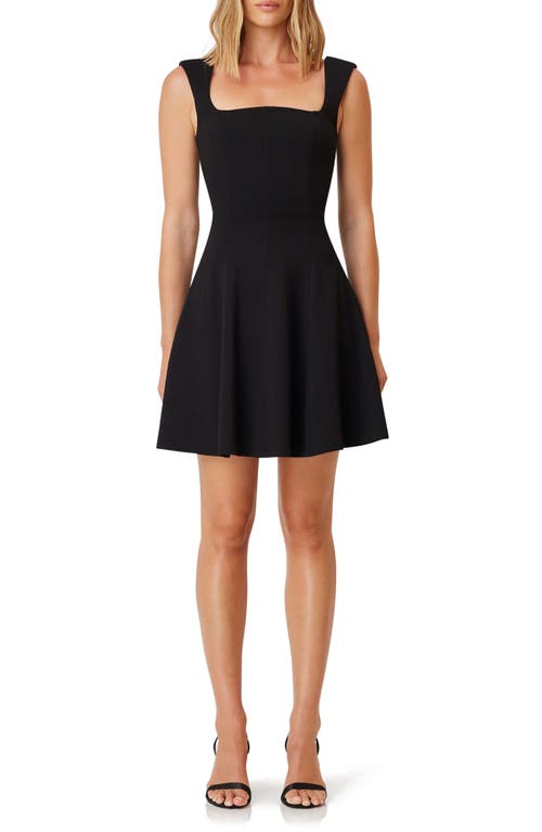 Elliatt Sonnet Skater Dress in Black 