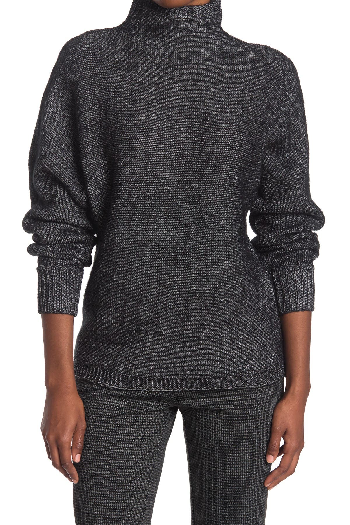 mock collar sweater