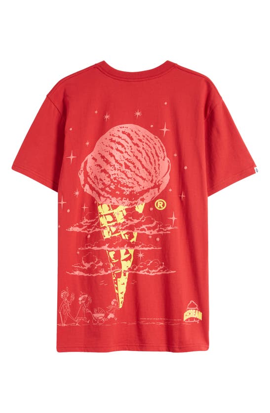 Shop Icecream Out Of This World Cotton Graphic T-shirt In Chili Pepper