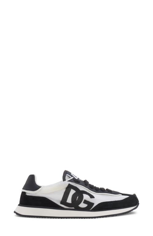 Dolce & Gabbana Dolce&gabbana Dg Cushion Sneaker In Bianco/ Nero