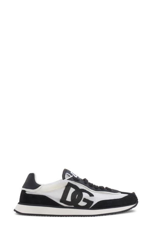 Shop Dolce & Gabbana Dolce&gabbana Dg Cushion Sneaker In Bianco/nero