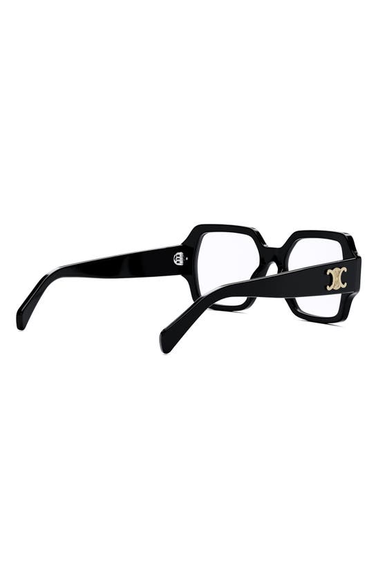 CELINE CELINE TRIOMPHE 52MM SQUARE READING GLASSES