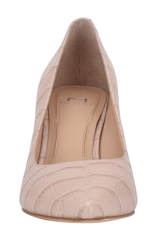 Marc Fisher Ltd Zala Block Heel Pump In Light Natural