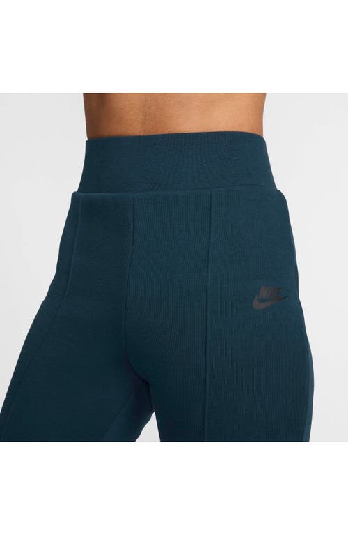 Shop Nike Tech Fleece Slim Fit Joggers In Armory Navy/black