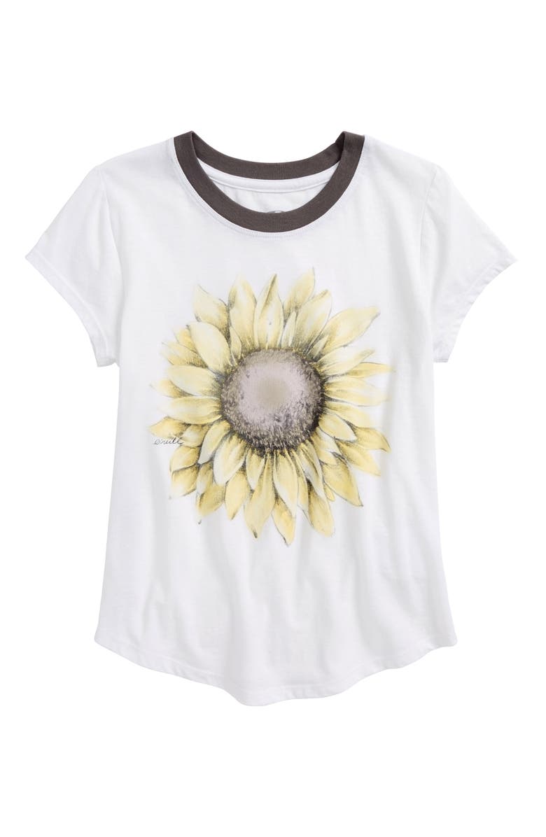 O Neill Sunflower Pop Tee Big Girls Nordstrom