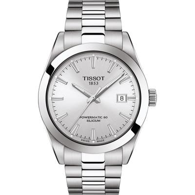 Tissot T-Classic Gentleman Powermatic Bracelet Watch, 2m