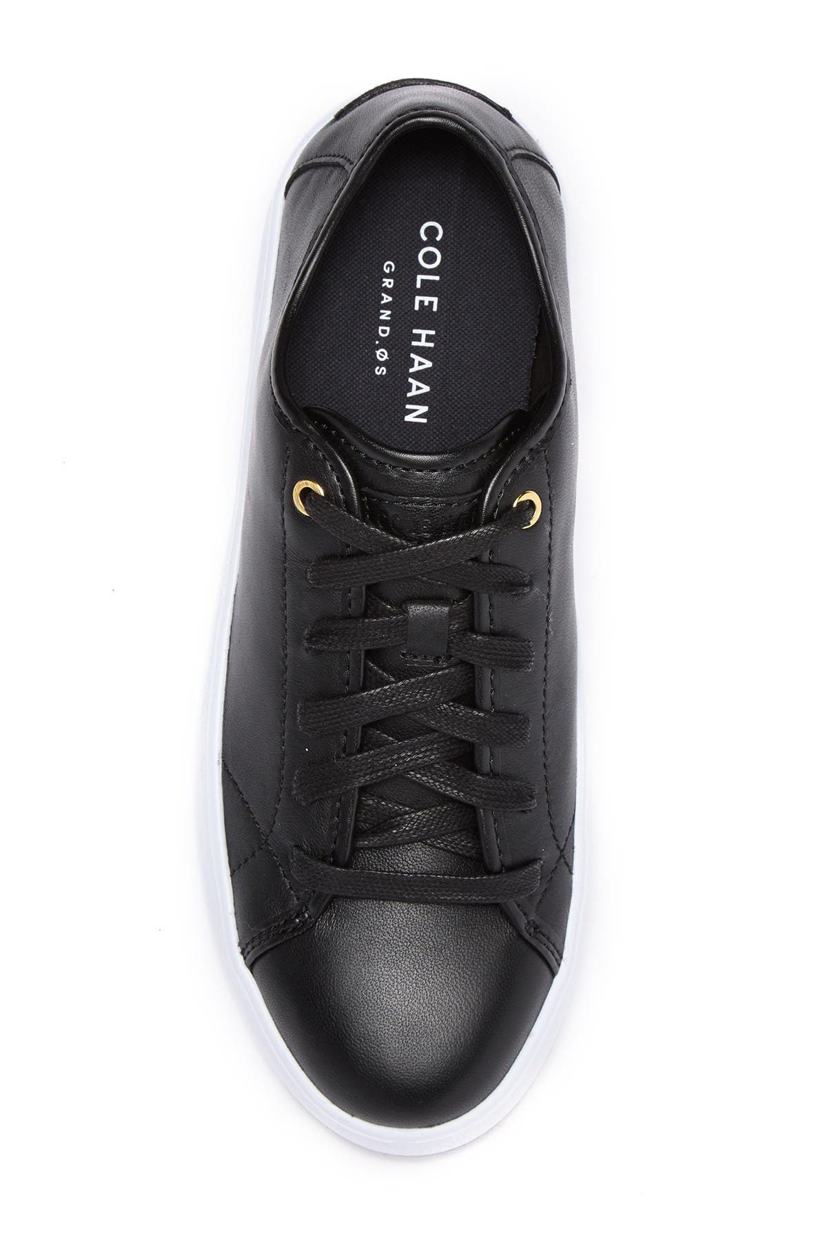 cole haan grand court leather platform sneaker