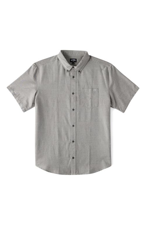 Billabong Kids' All Day Short Sleeve Button-Down Shirt at