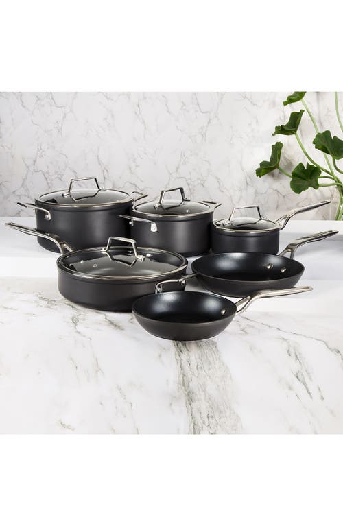 Berghoff Essentials Hard Anodized 3.3-quart Nonstick Covered Stockpot In Black