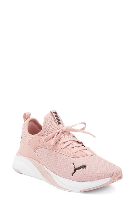 Puma Softride Ruby Luxe Sneaker In Future Pink- Black