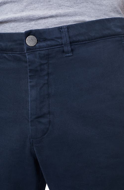 Dl1961 Jake Flat Front Chino Shorts In Prussian Blue