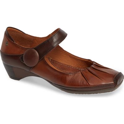 Pikolinos Gandia Mary Jane, Brown