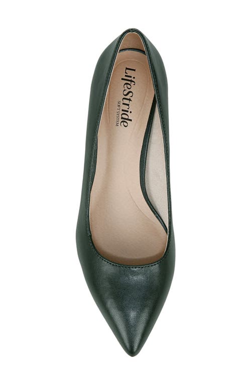 Shop Lifestride Minx Pointed Toe Pump In Green