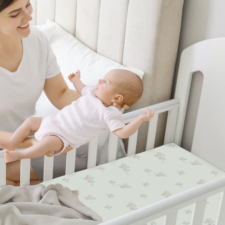 Shop Keababies Isla Fitted Mini Crib Sheets In Elly