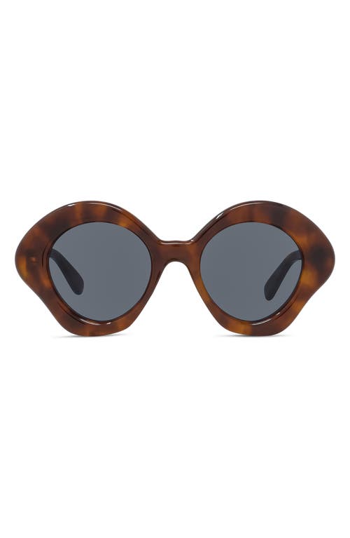 Loewe Curvy 49mm Small Geometric Sunglasses In Multi