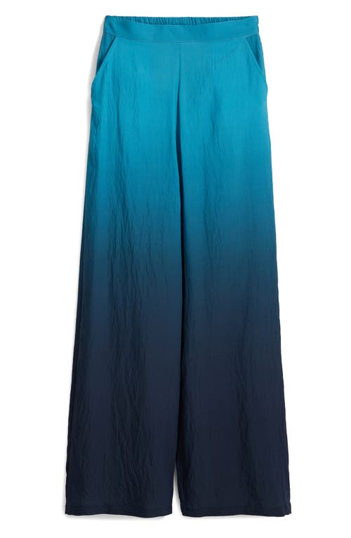Desigual Loose Gradient Trousers In Green