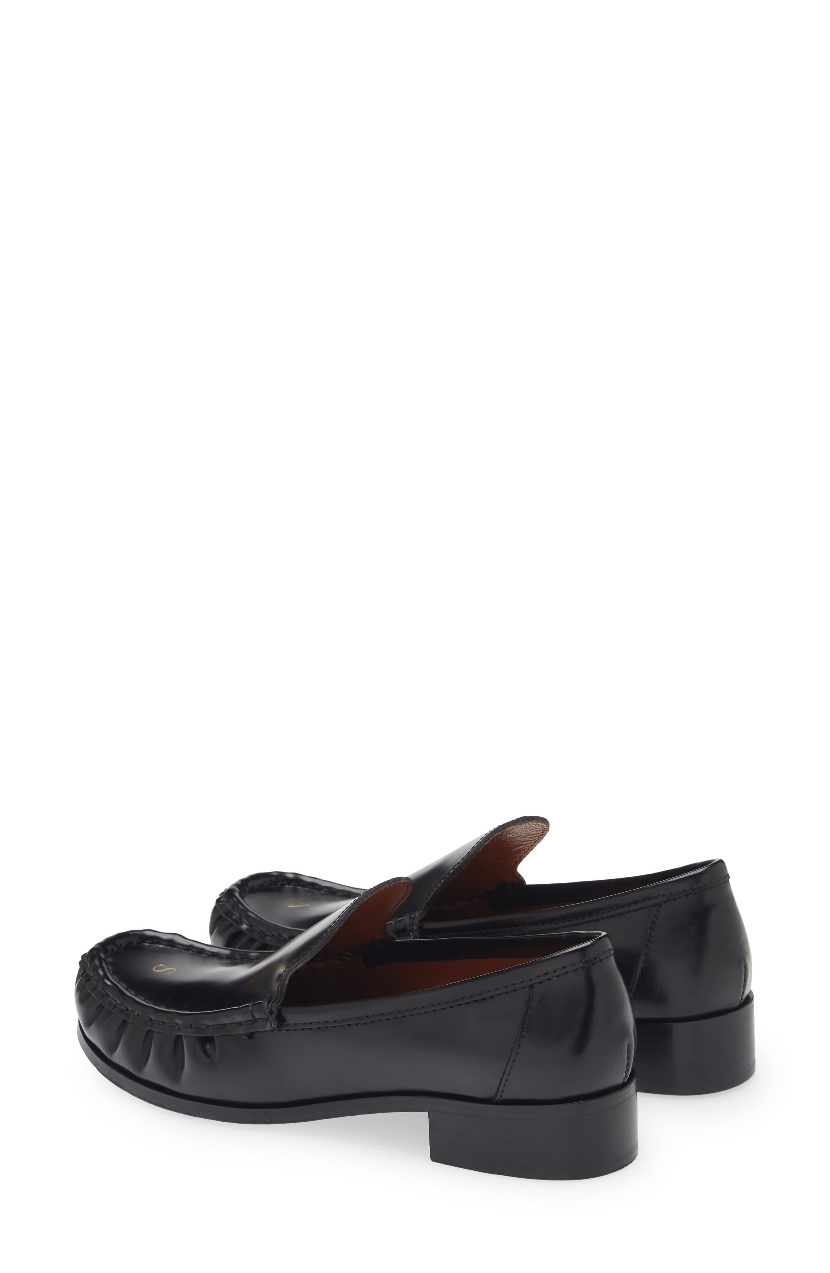 Acne Studios Black Leather Wood Clogs