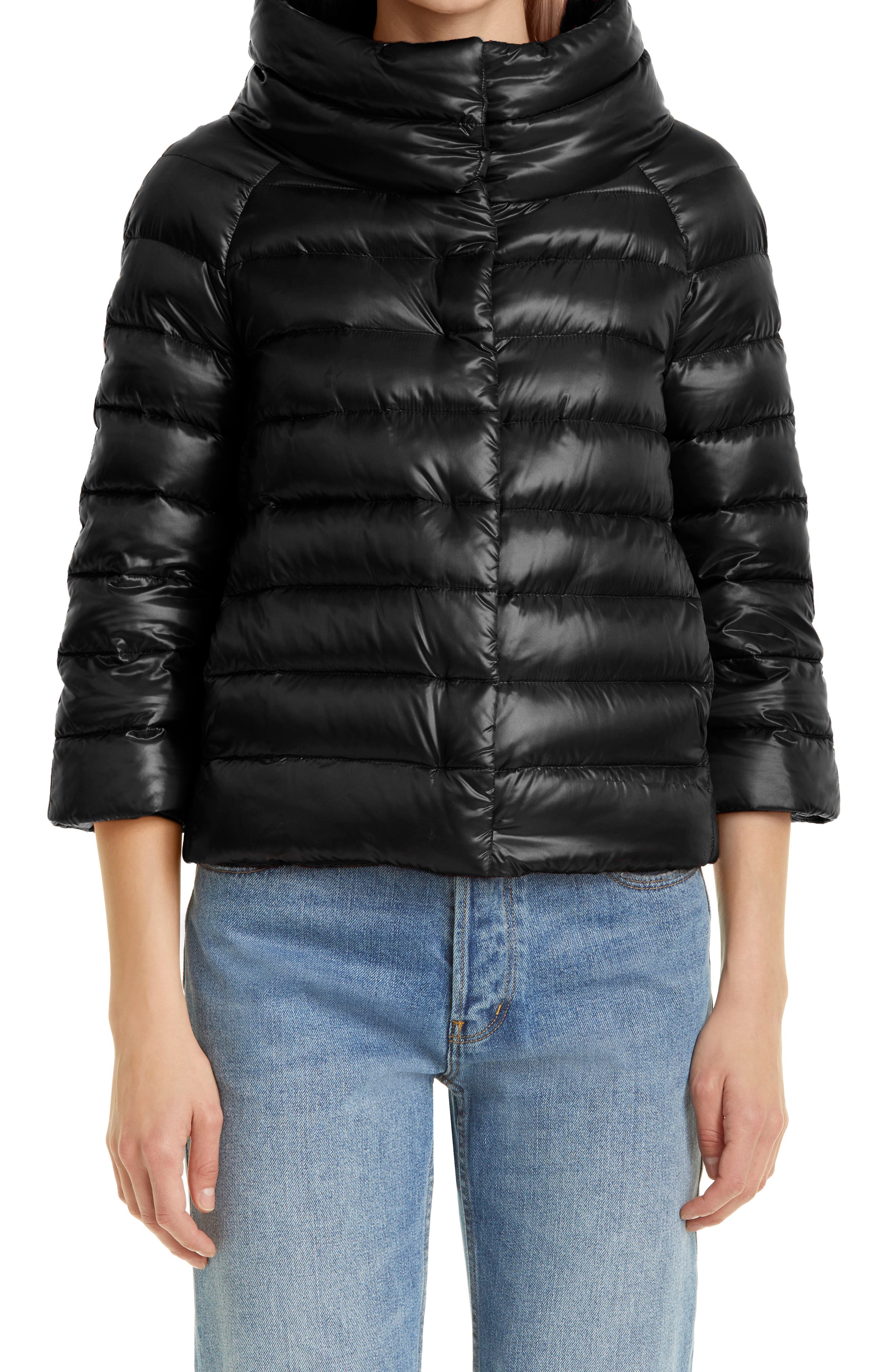 Herno Iconico Cropped Down Puffer Coat | Smart Closet