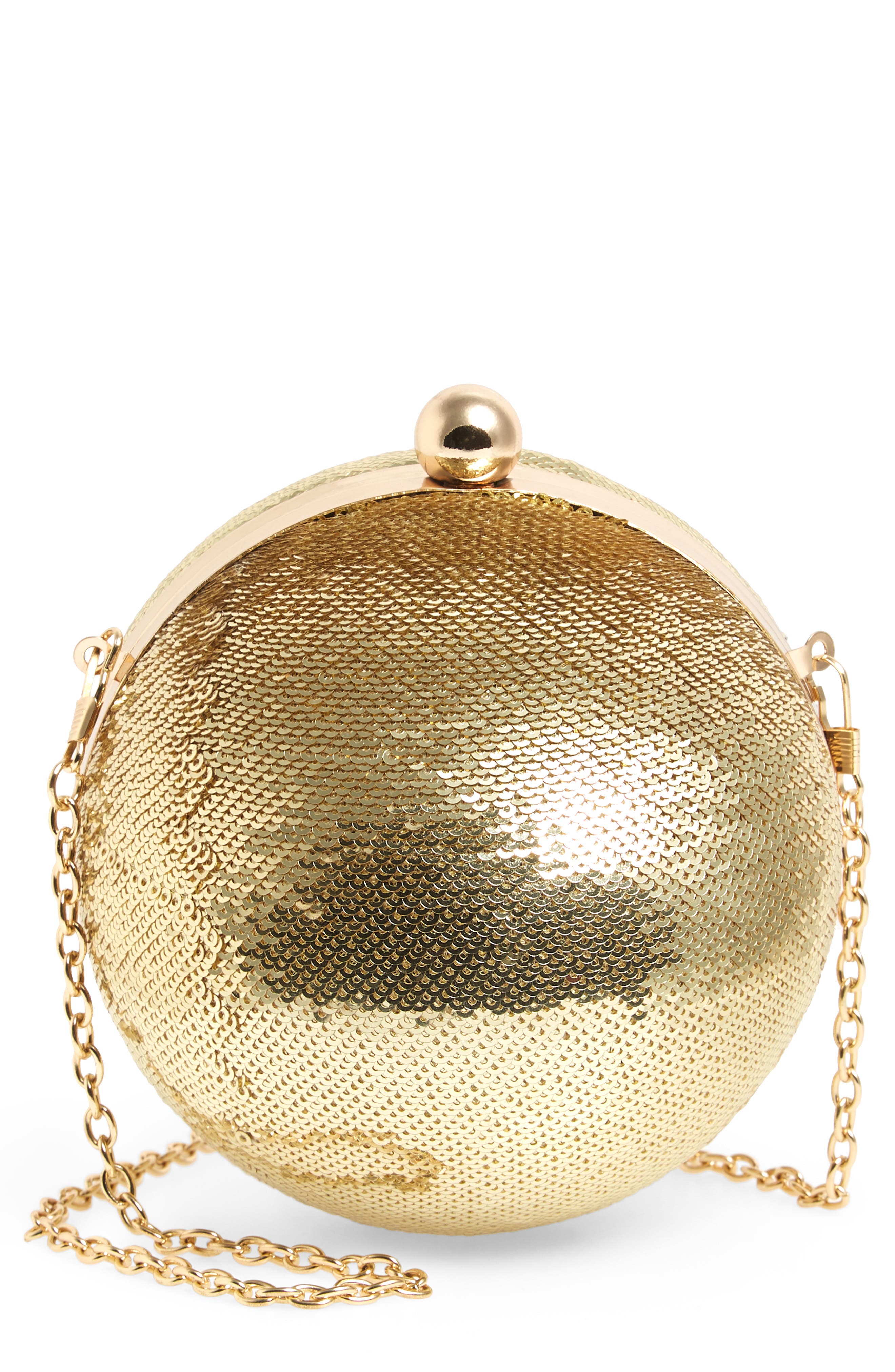 gold ball purse