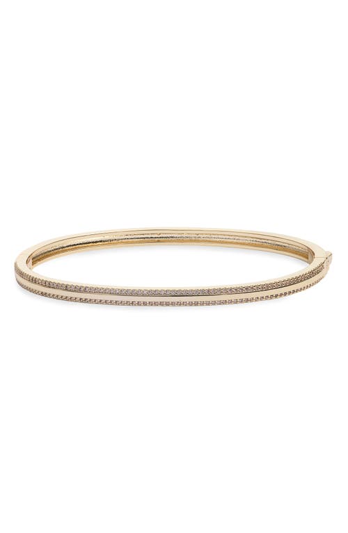 SHYMI Cubic Zirconia Pavé Bangle in Gold at Nordstrom