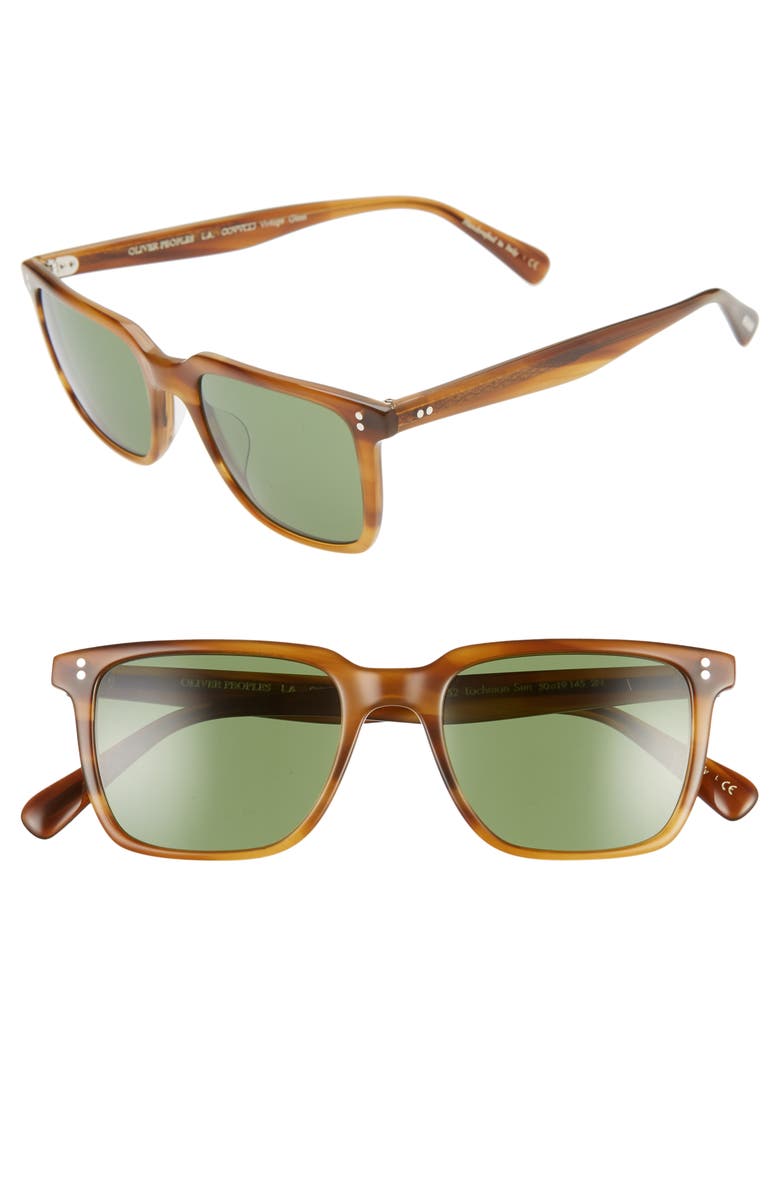 Oliver Peoples Lachman 50mm Rectangle Sunglasses, Main, color, 