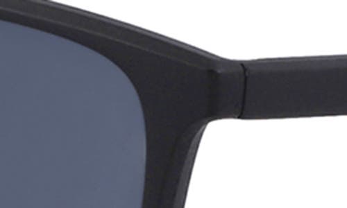 Shop Nike State 55mm Sunglasses In Matte Black/dark Grey