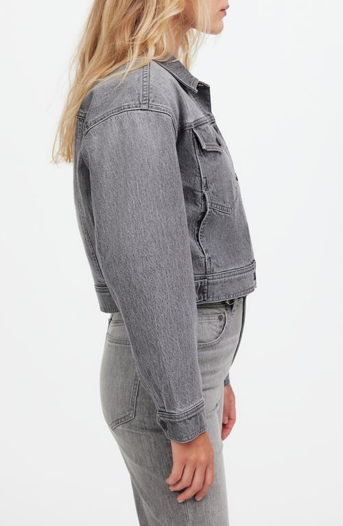 Shop Madewell Button Front Denim Jacket In Hallandale Wash