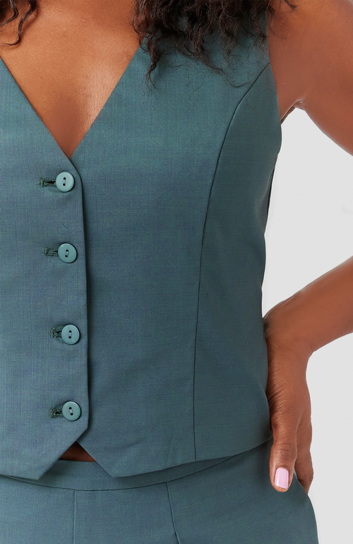 Aam The Label The Wool Vest In Storm