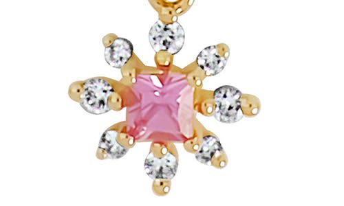 Bony Levy El Mar Diamond & Pink Sapphire Pendant Necklace In 18k Yellow Gold