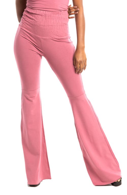 Dai Moda Fizbo Wide Leg Pants in Mauve