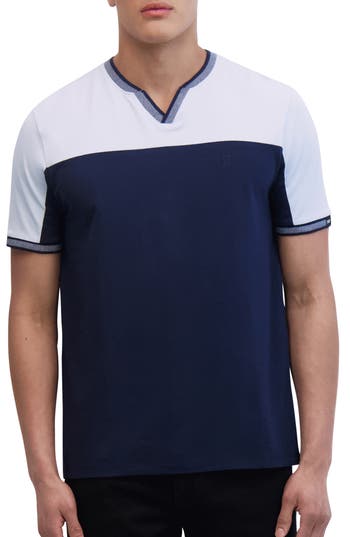 Dkny Sportswear Eros Notch T-shirt In Navy